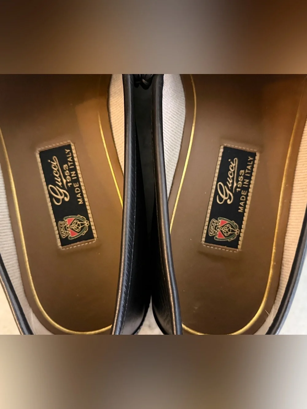 GUCCI 1953 Horsebit Leather Loafer Black Leather 9.5/10 US $1000 Brixton Jordaan